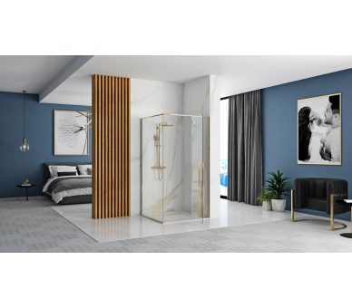 Душевая кабина REA FARGO GOLD 90X90 золото