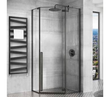 Душевая кабина REA DIAMOND BLACK MAT 80X80 черный