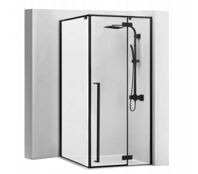 Душова кабіна REA FARGO BLACK 90X90 чорного кольору
