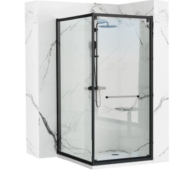 Душевая кабина REA SPACE IN BLACK 100X80 черный