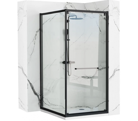 Душевая кабина REA SPACE IN BLACK 100X80 черный