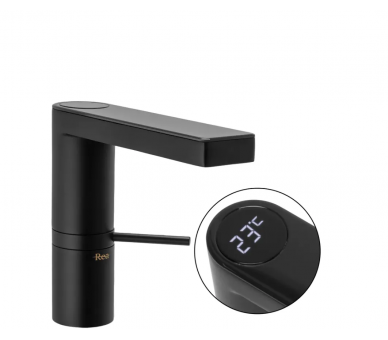 Змішувач для раковини (умивальник) REA AMAR LCD BLACK black low