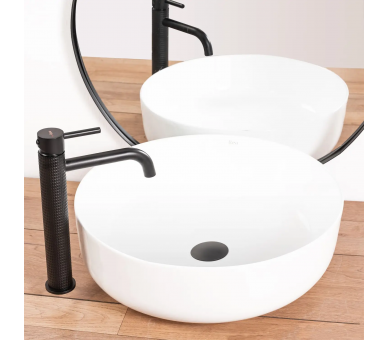 Кран для раковини (умивальник) REA GUSTO ONE BLACK BLACK HIGH