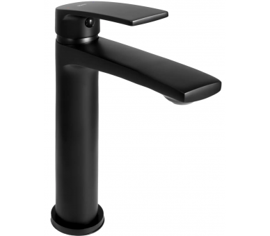 Змішувач для раковини (умивальник) REA LUPPO BLACK black low