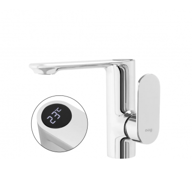 Смеситель для раковины (умывальника) REA MILS LCD CHROME хром низкий