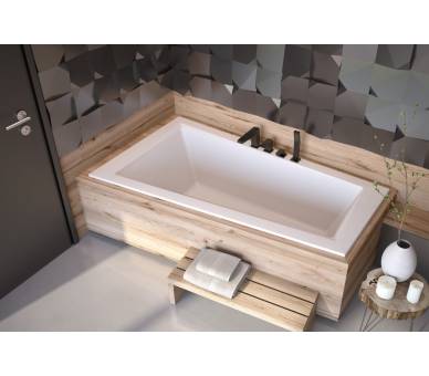 Акриловая ванна BESCO INTIMA SLIM 150х85 см. левая