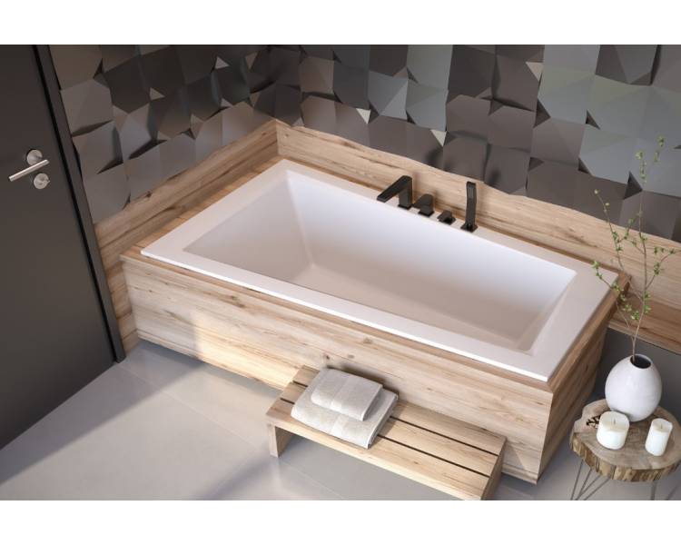 Акрилова ванна BESCO INTIMA SLIM 150х85 см. зліва
