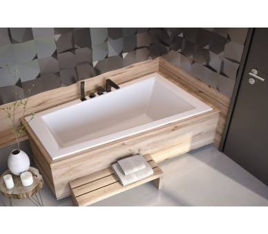 Акриловая ванна BESCO INTIMA SLIM 150х85 см. правая 