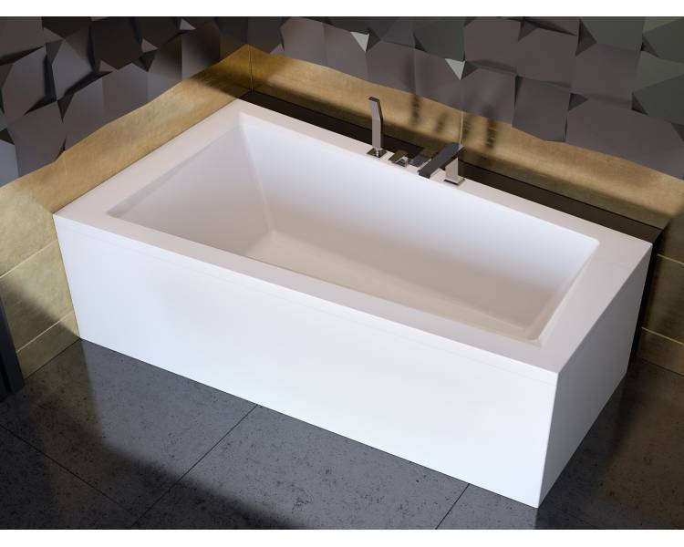 Акриловая ванна BESCO INTIMA SLIM 160х90 см. левая