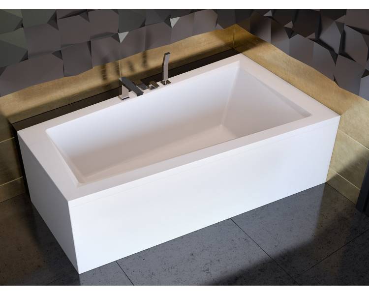 Акриловая ванна BESCO INTIMA SLIM 160х90 см. левая