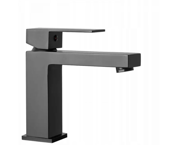 Кран для мийки (умивальник) EA FENIX LOW BLACK black low