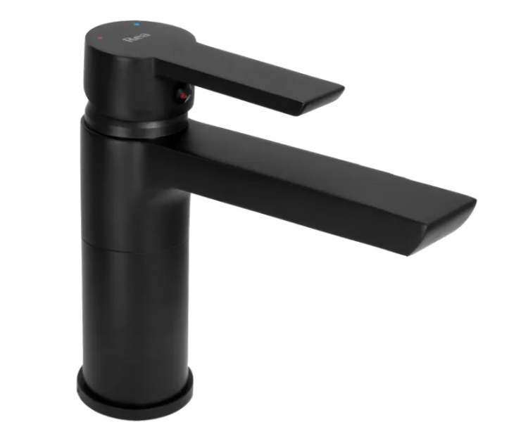 Кран для раковини (умивальник) REA ARGUS BLACK BLACK LOW