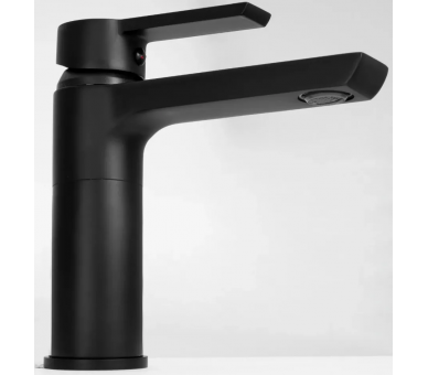 Кран для раковини (умивальник) REA ARGUS BLACK BLACK LOW