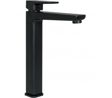 Кран для раковини (умивальник) REA ORIX BLACK BLACK high