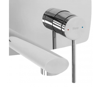 Смеситель для раковины (умывальника) REA OVAL CHROME + BOX хром скрытого монтажа