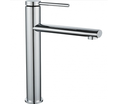 Смеситель для раковины (умывальника) REA OVAL CHROME хром высокий
