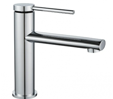 Кран для мийки (умивальник) REA OVAL CHROME chrome low