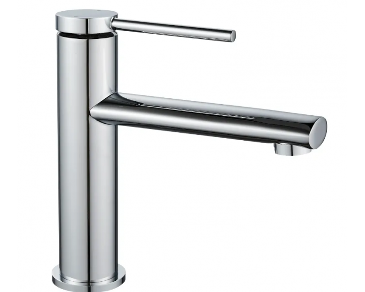 Смеситель для раковины (умывальника) REA OVAL CHROME хром низкий