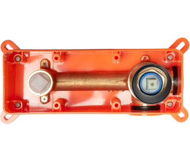 Смеситель для раковины (умывальника) REA OVAL GOLD + BOX скрытого монтажа