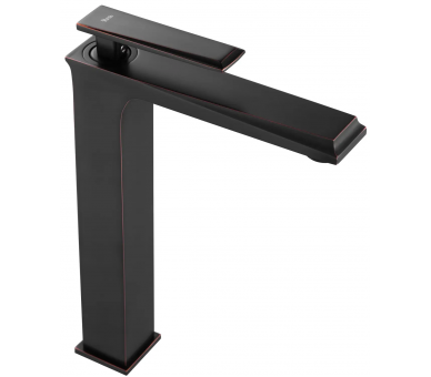 Кран для раковини (умивальник) REA ROMANO OLD BLACK black high