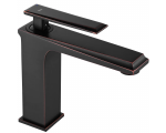 Кран для мийки (умивальник) REA ROMANO OLD BLACK black low
