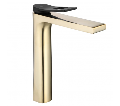 Змішувач для раковини (умивальник) REA SOUL GOLD MATT Gold Matte High