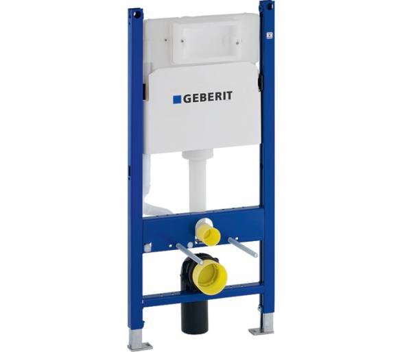 Инсталляция Geberit Duofix для подвесного унитаза, H112, со смывным бачком скрытого монтажа Delta 12 см
