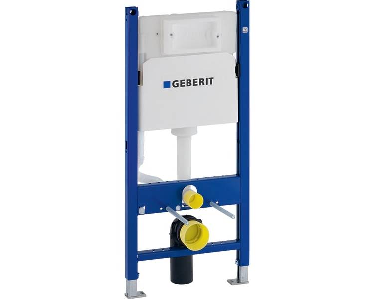Установка Geberit Duofix для підвісного унітазу, H112, з змивним баком Delta Flush 12 см