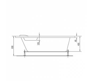 Акриловая ванна Redokss San Florence L/R 150x100