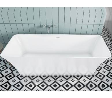 Ванна с искусственного камня Miraggio Bonita 180х75 белая