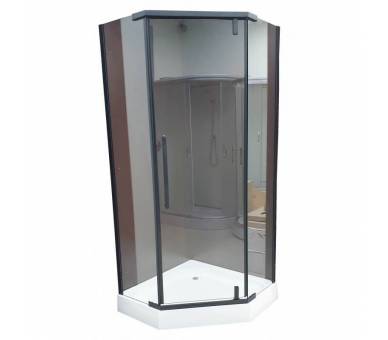 Душевая кабина Veronis KN-8-16 Black 100x100x190 без поддона