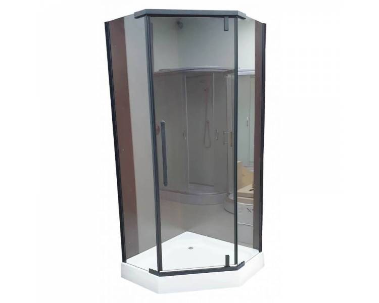 Душевая кабина Veronis KN-8-16 Black 100x100x190 без поддона