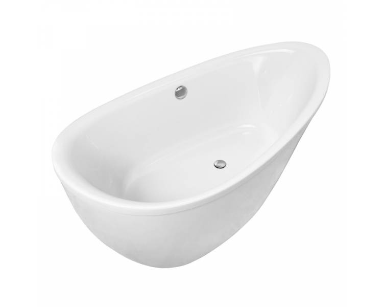 Ванна отдельностоящая 180x91x68,5см, акриловая, с сифоном