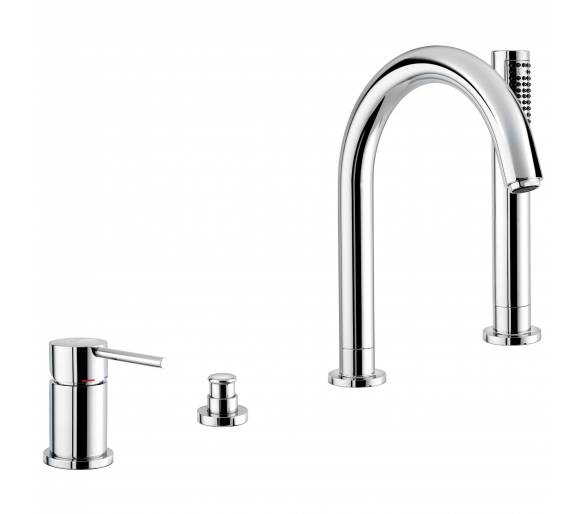 Смеситель врезной на 4 отверстия Emmevi Piper 45120