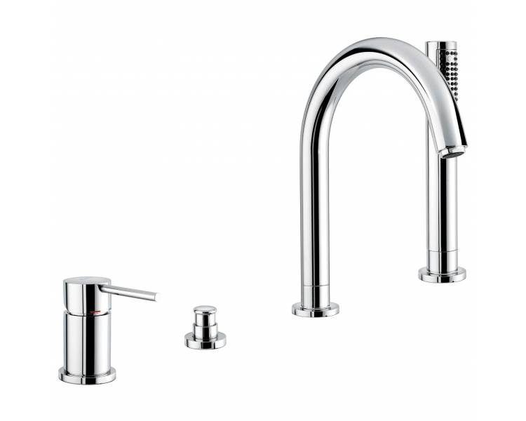Смеситель врезной на 4 отверстия Emmevi Piper 45120