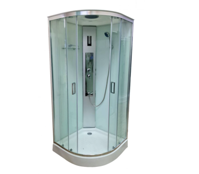 Душовий бокс VERONIS BN-4-90 CHROME 90x90 низький піддон