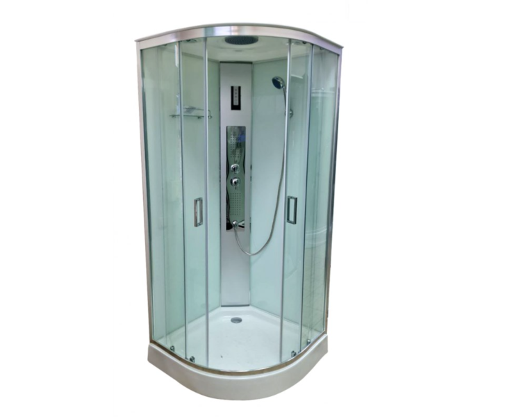 Душевой бокс VERONIS BN-4-90 CHROME 90x90 низкий поддон