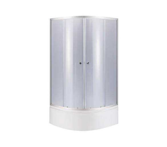 Душевая кабина Latwa SC80x80.SAT.HIGH.GR высокий поддон