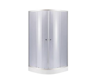 Душевая кабина ŁATWA SC80x80.SAT.LOW.GR низкий поддон