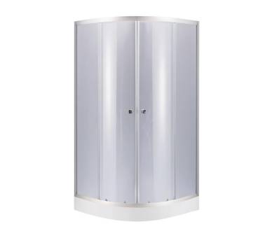 Душевая кабина ŁATWA SC90x90.SAT.LOW.GR низкий поддон