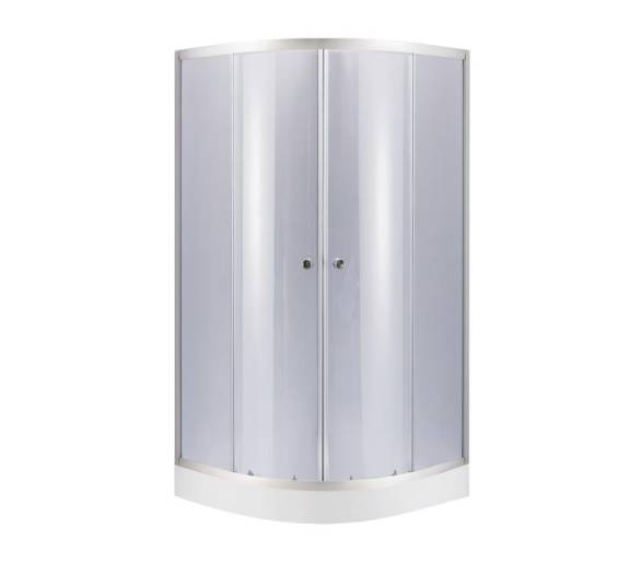Душова кабіна ŁATWA SC90x90.SAT.LOW.GR низький піддон