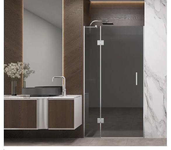Душевые стеклянные двери MARSELL 150x200м.