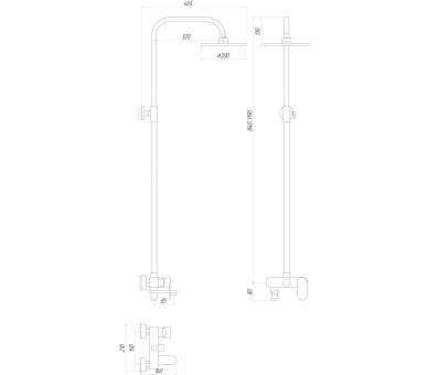 Душевая система Globus Lux DS0010