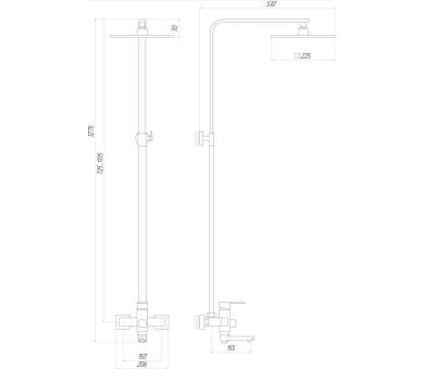 Душевая система Globus Lux MILANO DS0026