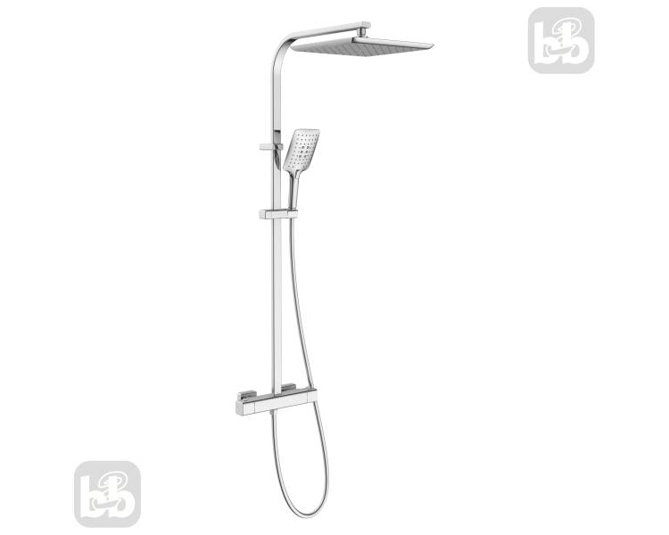 Душевая система CENTRUM SQ 280 ABS+ без смесителя, Imprese