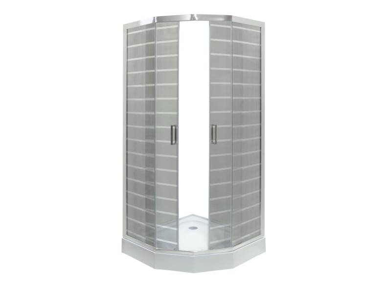 Душова кабіна VIVIA — Ida White P 92/5 W LN 90х90х205 мілкий піддон