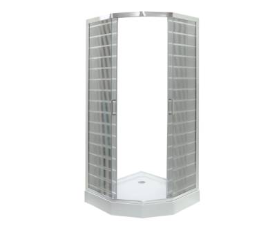 Душова кабіна VIVIA — Ida White P 92/5 W LN 90х90х205 мілкий піддон