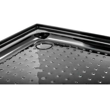 Душова кабіна VIVIA — Ida Black P 92/5 B LN 90х90х205 мілкий піддон