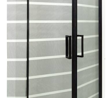 Душова кабіна VIVIA — Ida Black P 92/5 B LN 90х90х205 мілкий піддон