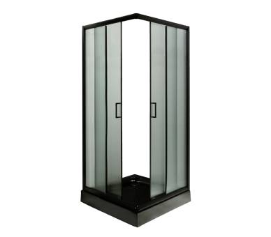 Душова кабіна VIVIA LAMIJA black 90х90х205 мілкий піддон